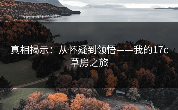 真相揭示:从怀疑到领悟——我的17c草房之旅 真相揭示:从怀疑到领悟——我的17c草房之旅