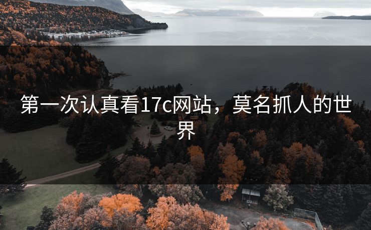 第一次认真看17c网站,莫名抓人的世界 第一次认真看17c网站,莫名抓人的世界